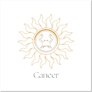 Cancer Zodiac Design Posters and Art